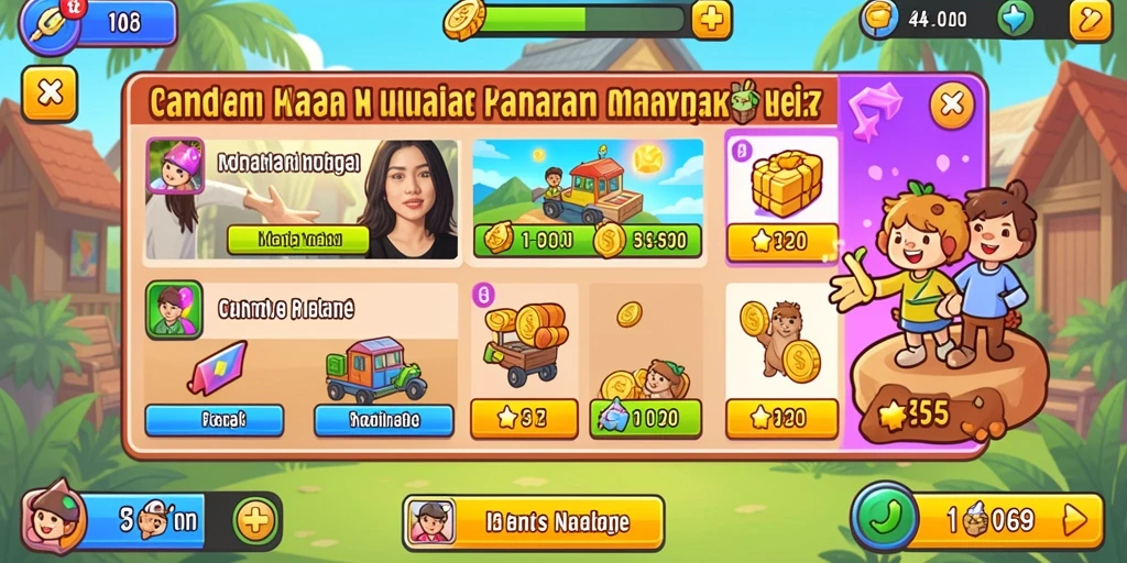 Tampilan utama permainan 5ZK yang menarik.