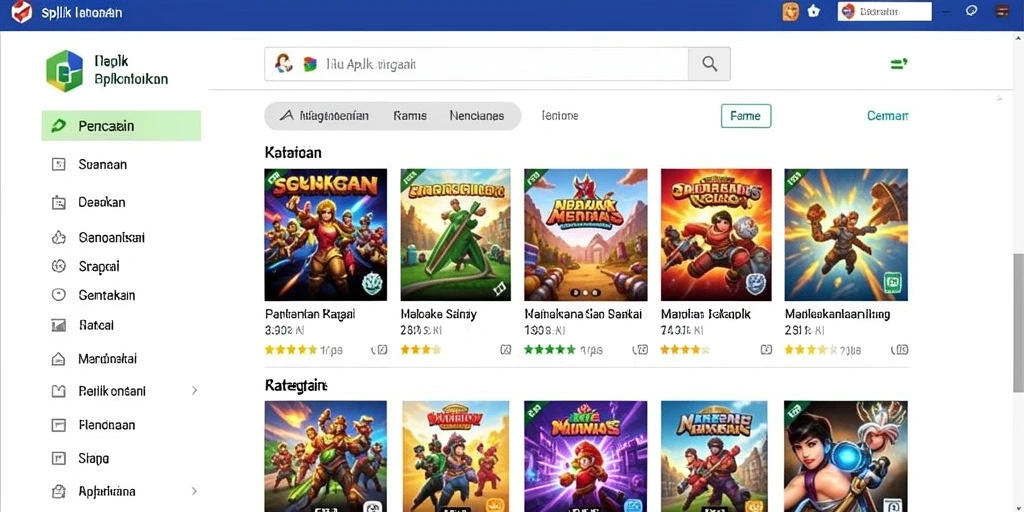 Tampilan antarmuka yang menarik dan mudah digunakan.