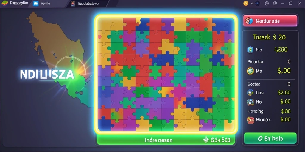 Tampilan awal game yang menarik dan penuh warna.