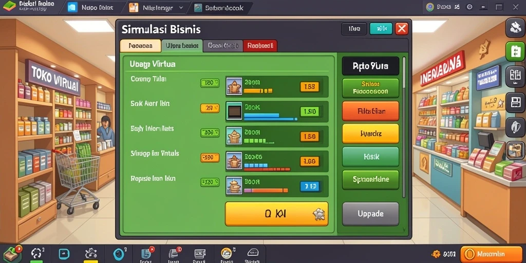 Tampilan awal game dengan grafis yang memukau.
