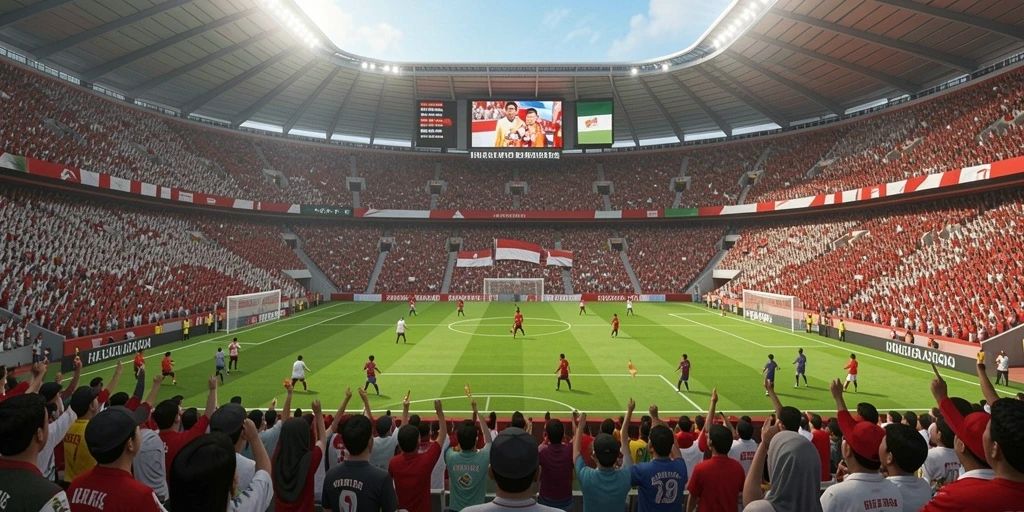 Tampilan awal permainan dengan logo FIFA234.
