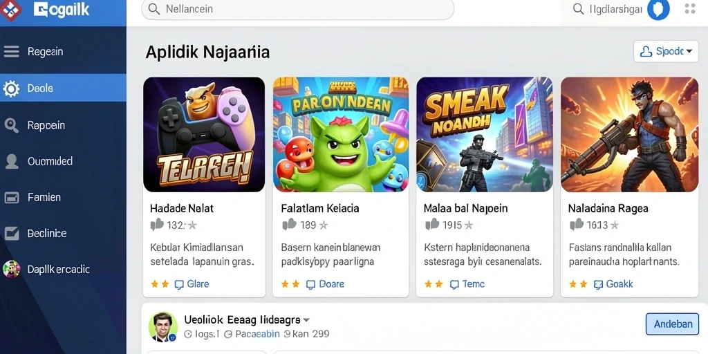 Screenshot menampilkan antarmuka permainan yang intuitif.