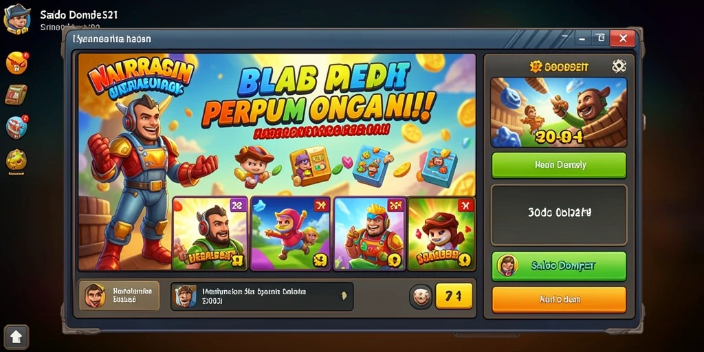 Tampilan antarmuka MEGAWIN188 yang menarik dan user-friendly.