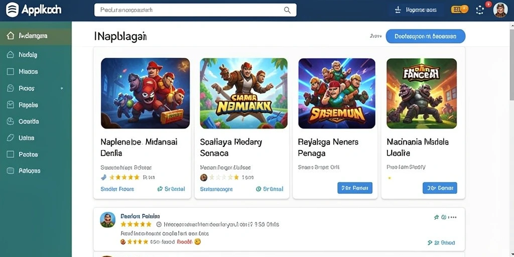 Tampilan awal permainan yang menawan.