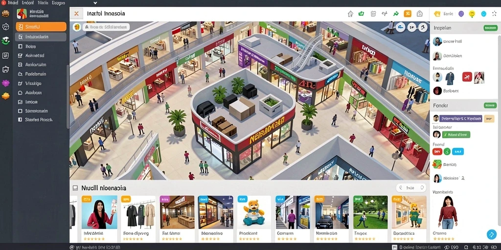Tampilan utama game dengan menu yang menarik.