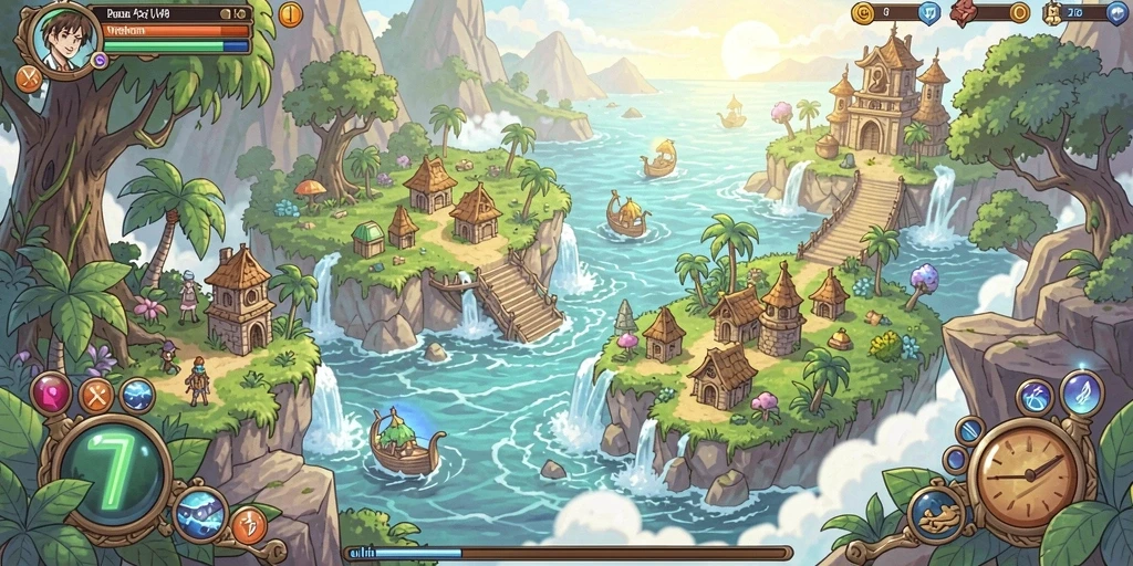 Screenshot menunjukkan tampilan antarmuka utama game VT38.